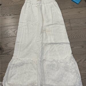 Passport White Eyelet Skirt